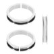 Brass Finger Ring 19mm Base for Flat Cord 2mm