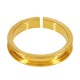 Brass Finger Ring 19mm Base for Flat Cord 2mm