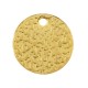 Stainless Steel 304 Charm Round Hammered 12mm