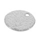 Stainless Steel 304 Charm Round Hammered 12mm
