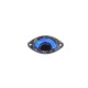 Plexi Acrylic Connector Eye Oval 29x14mm 