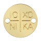 Plexi Acrylic Connector Round "ICXC NIKA" 15mm