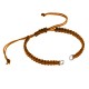 Bracelet en Macramé Semi-Fini (Anneaux en Acier Inoxydable)