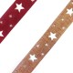 Ruban en Chanvre Étoiles 25 mm (~10 Yards/Bobine)