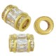 Zircon Brass Tube 12x10mm Ø5mm
