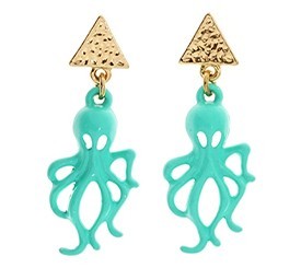 EARRINGS w/ OCTAPUS