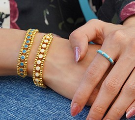 BRACELETS W/ ENAMEL