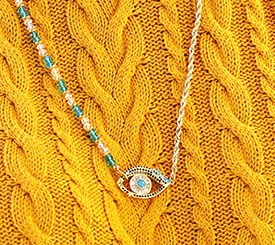 NECKLACE W/ EVIL EYE