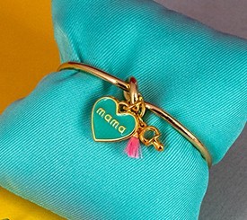 Bracelet w/ Heart “mama”