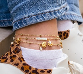Anklet Chain w/ Shells