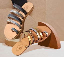 Silver & Gold Sandals