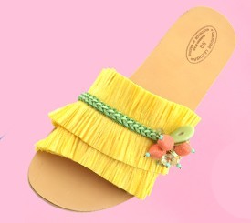 Sandal w/ Charm & Beads