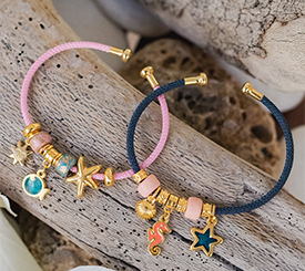 BRACELETS W/ SUMMER CHARMS