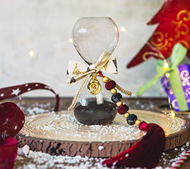 Hourglass w/Ribbon &Tassel