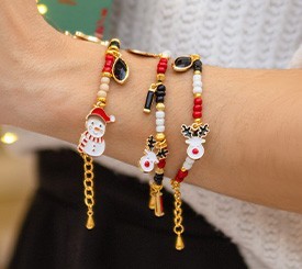 Bracelets w/Charms &Enamel