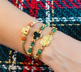 Bracelets w/ Gold Details