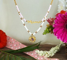 "Mama" Double Necklace