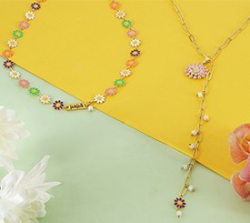 Necklaces w/ Flowers