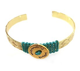 Cuff Bracelet w/ Button