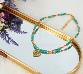 "Mom" Necklace w/ Zircon