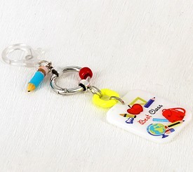 Keyring w/ Plexi Tag