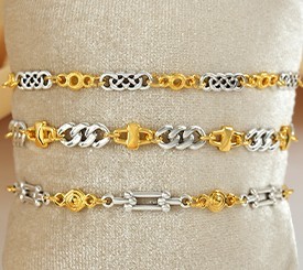 GOLD & SILVER BRACELETS