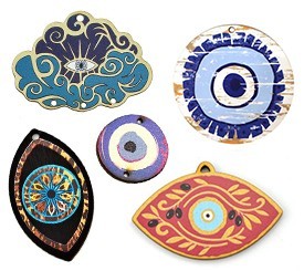 Wooden Evil Eyes