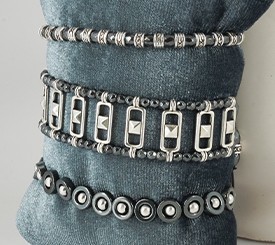 BRACELETS W/ HEMATITE
