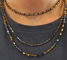 NECKLACES SET W/ HEMATITE