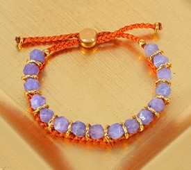 BRACELET W/ JADE BEADS