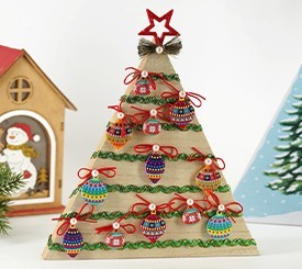 Deco Triangle w/ Ornaments