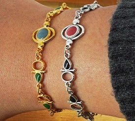 BRACELETS W/ CONNECTORS