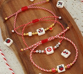 Martakia w/ Ceramic Beads