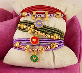 BRACELETS W/ CHARMS