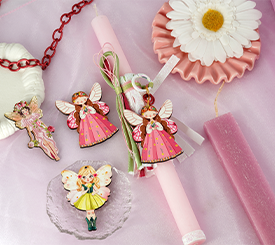 Candle w/ Pink Fairy