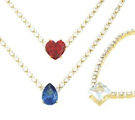 Necklaces w/ Zircon