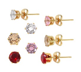 Earrings with Strass