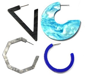 Plexi Acrylic Earrings
