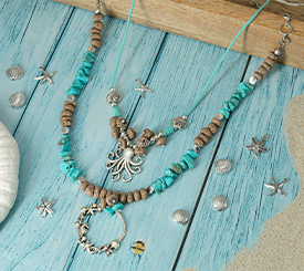 BROWN & TURQUOISE SET