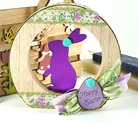 Deco w/ Purple Bunny