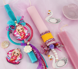 Candles Mermaid & Swan
