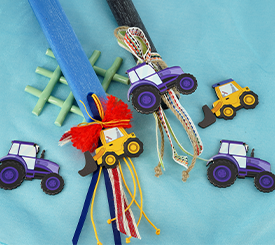 Candles w/ Tractors