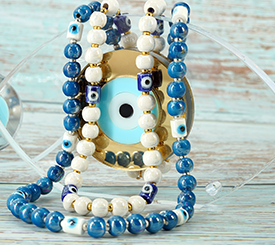 NECKLACES W/ CERAMIC BEADS