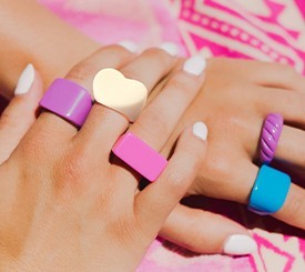 Anillos de resina