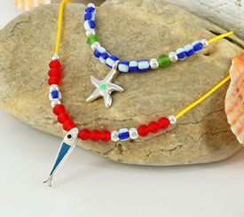 NECKLACES W/CHARMS & BEADS
