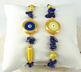BRACELETS W/ SLIDER EVIL EYE