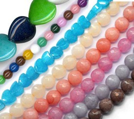 Perles de jade montagne