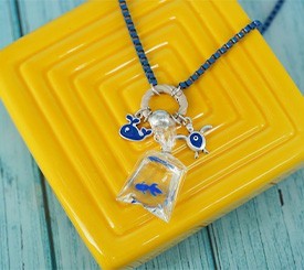 NECKLACES W/ CLASP & FISH 