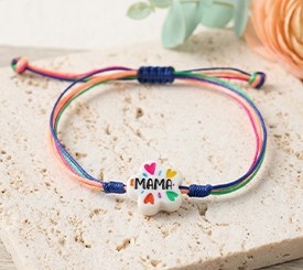 Bracelet Mom with Flower