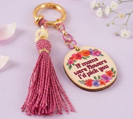 Keyring Mom with Tassel